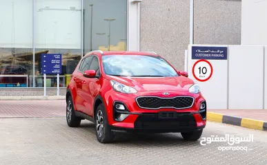  4 Kia Sportage 2021- 1.6L وارد خليجي