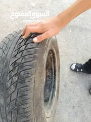  5 جنط حديد وكاله مع كوشوك