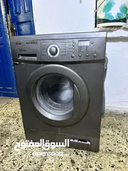  3 غسالة LG مستعمله سنتين للبيع 10 كيلو