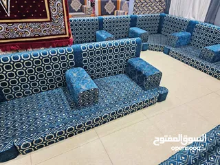  23 مجلس 4×3عرض 80ارتفاع 20÷25 ضغط اصابي مدكا 24/24/50المسند 50/12حسب المعروض وغيره الفرق شي بسيط