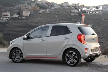  18 كيا بيكانتو GT-line 2020 للبيع ترخيص وتامين فل اللون ابيض نظيفة وحبة نادرة