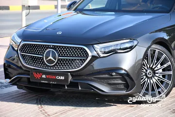  5 مرسيدس E300 الشكل الجديد ،،،،مواصفات خليجيه ،،،موديل 2024،،، اللون الرمادي