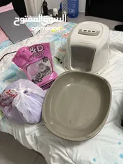  3 لتر بوكس للبسس نضيف كتير فش فيه ولا خراب و الرمل نظيف نظيف