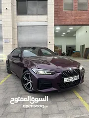  1 Bmw G22 4 series Coupe 2022  kit M interior/exterior Low Mileage 11000km  وارد.               اوروبي