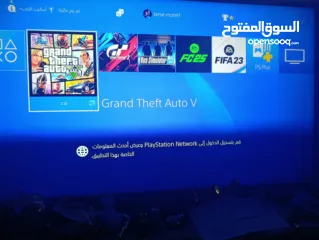  1 بلاي ستيشن 4 سليم مستعمل بحاله ممتازه 500 جيجابايت يدين اصليات خمس العاب مميزه  للاستفسار تواصل على