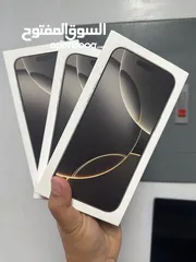  11 iPhone 16 pro  جديد كفالة الوكيل الرسمي في الأردن (128GB/256GB)