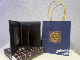  13 محفظة جلد طبيعي BOGESI رجالية – عرض عيد الأضحى  بس 7 دنانير!