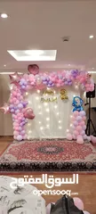 12 Kids birthday balloons & Anniversary setup استئجار بالونات الأطفال