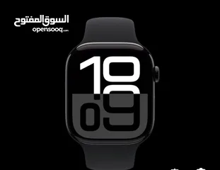  1 مطلوب apple watch s 10 لون اسود