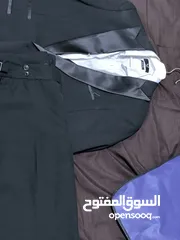  3 بدلة عريس تكسيدو مستعمله مره واحده