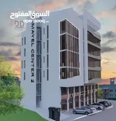  4 مساحات للايجار\ عمارة حمايل سنتر 2