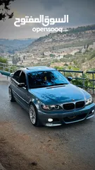  3 BMW 325i اصل M  6 سلندر اصل  2500Cc 220 حصان  فحص نخب نخب  عداد قليل