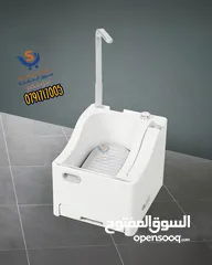  5 جهاز الوضوء الأوتوماتيكي للقدمين يحتوي على حنفية للوضوء و غسل اليدين و شطاف و عدة مرشات لكامل القدم