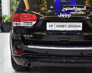  13 Jeep Grand Cherokee Overland 4x4 ( 2018 Model ) in Black Color GCC Specs