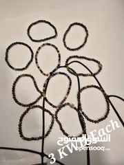  9 Yar Meleke bracelet أساور يار مالاكا  من العقيق  والاحجار الكريمة كل صورة عليها السعر