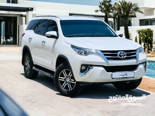  2 AED 1360 PM  TOYOTA FORTUNER 2.7L V4  LOW MILEAGE  MINT CONDITION  BEAUTIFUL INTERIOR