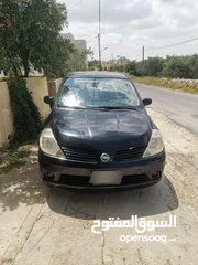  2 نيسان تيدا  موديل 2006 خالي قص قلبان  السياره اقتصاديه وانظيفه