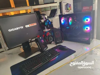  7 معالج Intel Core i5 9400f   ذاكرة 16GB RAM لأداء    تخزين   SSD 500GB للسرعه     كرت شاشة