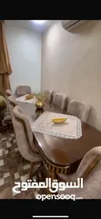 3 طاولة طعام 8 كراسي خشب زان بحالة الوكالة تفصيل