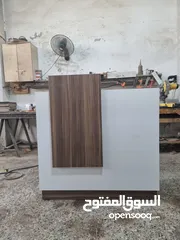  26 كاونترات  استقبال 120سم شامل التوصيل والتركيب مع إمكانية اختيار اللون والموديل المناسب