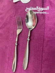  5 ملاعق ستانلس ستيل ياباني ثقيل  جديد غير مستعمل