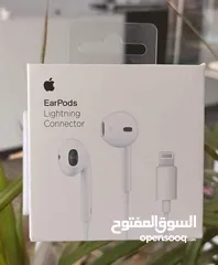  2 سماعات ابل ايفون الاصلية
