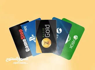  2 بطاقات غوغل بلاي/فيزا/ماستر كارد/ايتونز