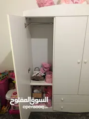  3 خزانة اطفال لون ابيض
