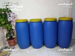 14 براميل بلاستيك نظاف جدا للبيع