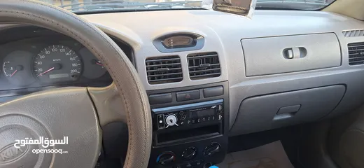  9 كيا ريو موديل 2005 لون سلفر جير عادي 3 جيد / قصعة شنكل  للبيع كاش فقط