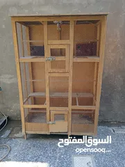  1 قفص طيور أقره الوصف