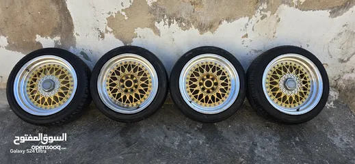  1 للبيع جنط  16 BBS مع كوشوك بسعر طيب
