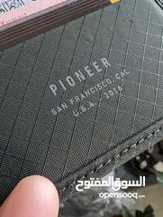  3 Pioneer made in San Francisco green wallet like new