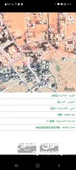  1 أرض للبيع 502 م بعد السوق الحرة والضليل الخالدية المفرق بحي الكرامة ب5 الاف...