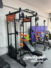  6 جهاز رياضي ملتي جيم هيفي ديوتي متعدد الاستخدام  بكفالة سنتين  بسعر مميز جداً