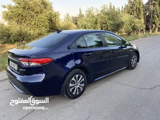  9 تويوتا كورولا هايبرد موديل 2021 بطارية ليثيوم جمرك جديد فحص كامل