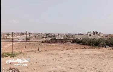  4 فرصه ذهبية على قطع أراضي استثمارية؛في محافظة المفرق في قرية الحميدية. بمساحات 750 م و 1000 م دونم