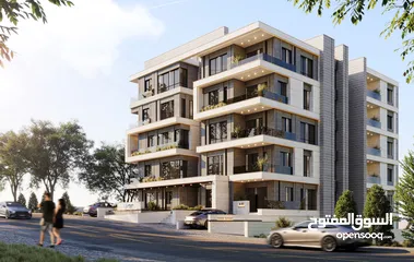 7 شقة 102 متر مع حديقة 72 متر للبيع في الشرفة بالقرب من شارع القدس و المدرسة الانجليزية و حلويات ايفيل