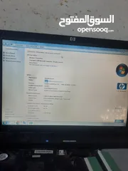  5 لاب توب hp قديم شغال 100% عليه ويندوز 7 للبيع بسعر مغري