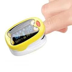  12 جهاز قياس نسبة الاكسجين في الدم للاطفال Oximeter اطفال يعمل بالشحن