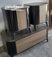  12 طاولات وسط مكون من ثلاث قطع خشب لامنيت 18م الون حسب الطلب مقاسات كبيره