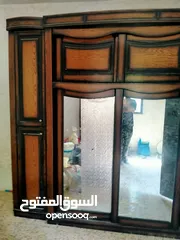  11 غرفة نوم خشب لا تيه بدون تواليت خزانة طابقين سحاب مع تخت و2 كومدينة