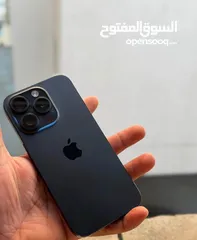  1 iPhone 15 pro under warranty from apple until 4 June 2025 128 gb 98% battery not open