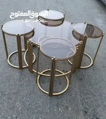  8 طاولات خشب وطاولات معدن