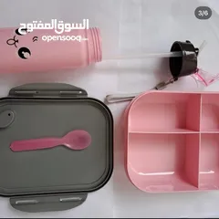  2 kids lunch box just for 2 bd with water bottle 2 bd only new