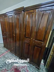  3 غرفة نوم كاملة تفصيل خشب لاتيه قشره بلوط وزان