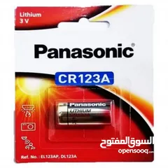  1 بطارية Panasonic CR123A
