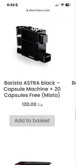  3 ماكينة قهوة كبسولات جديدة نوع Astra