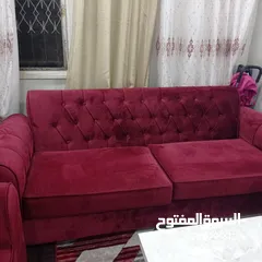  3 طقم كنب غير مستعمل نهائيا
