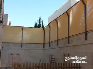  21 نقوم بتركيب جميع انواع المظلات والشوادر الشد والاشرعه والبراقولات واللكسان بسعر منافس جدا جدا